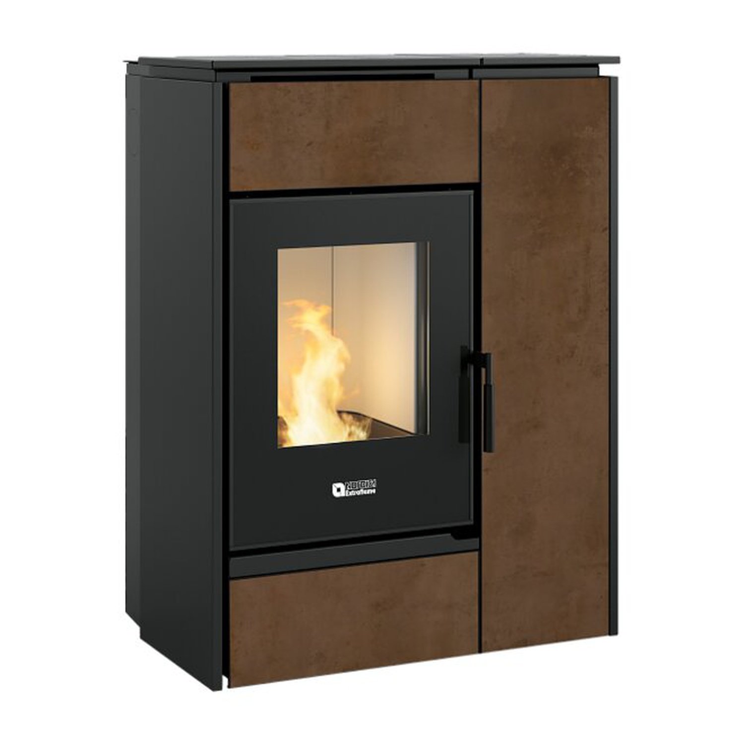 Extraflame Evolution Line Margaret Hybridofen Gres Corten – Bild 2