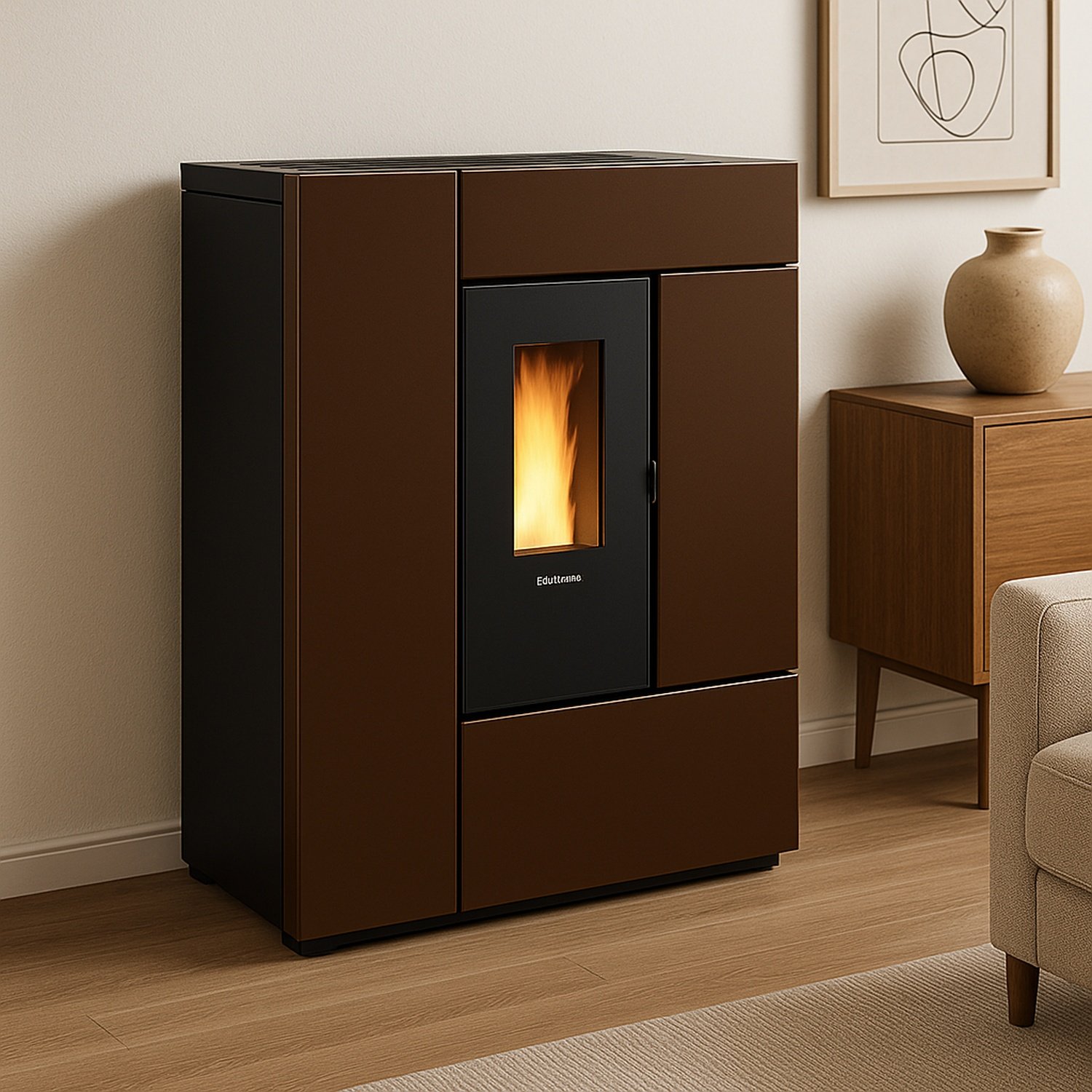 Extraflame GABRIELLA PLUS - Bronze Pelletofen EVOLUTION LINE – Bild 3