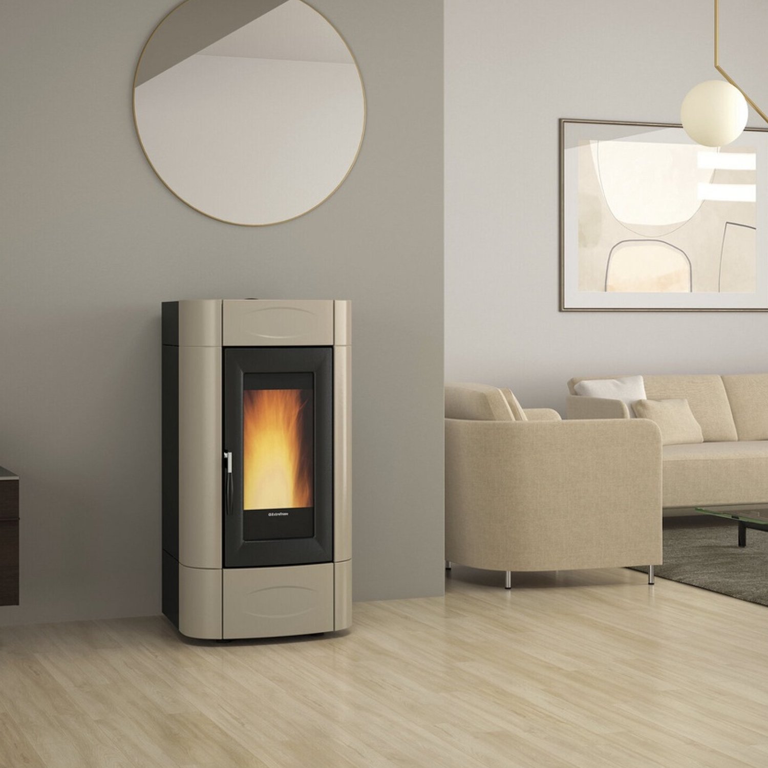 Extraflame ISIDORA IDRO H16 5.0.16 - TOLU wassergeführter Pelletofen EVOLUTION LINE – Bild 3