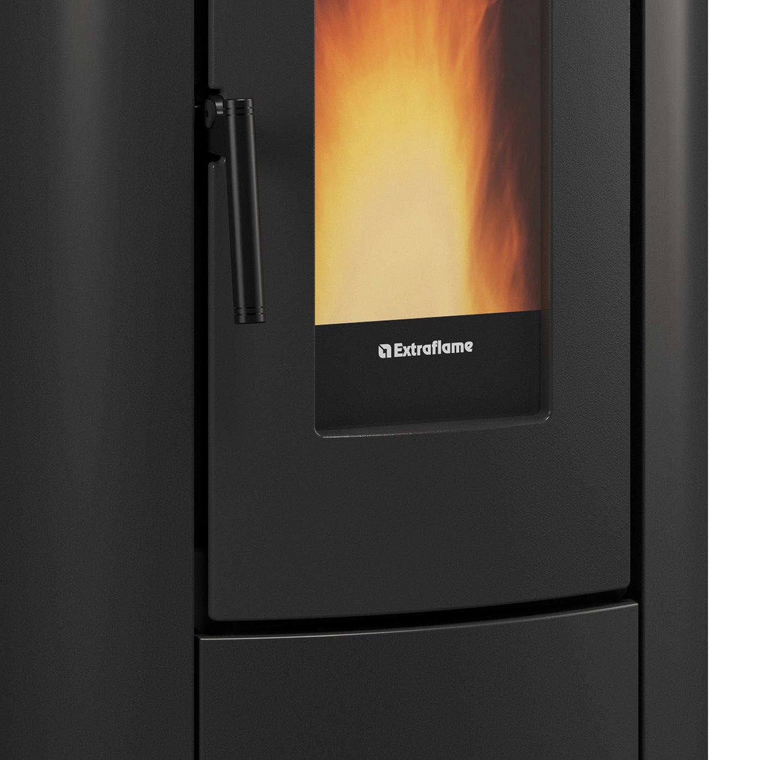 Extraflame KLAUDIA 5.0 EVO Pelletofen schwarz – Bild 4