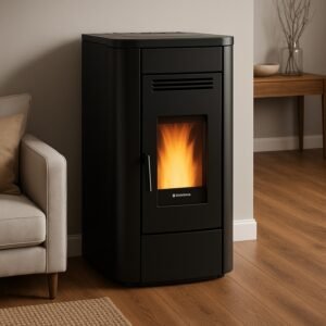 Extraflame KLAUDIA PLUS 5.0 EVO - schwarz Pelletofen