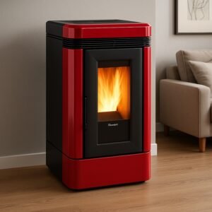 Extraflame LUCIA PLUS.16 - Bordeauxrot Pelletofen
