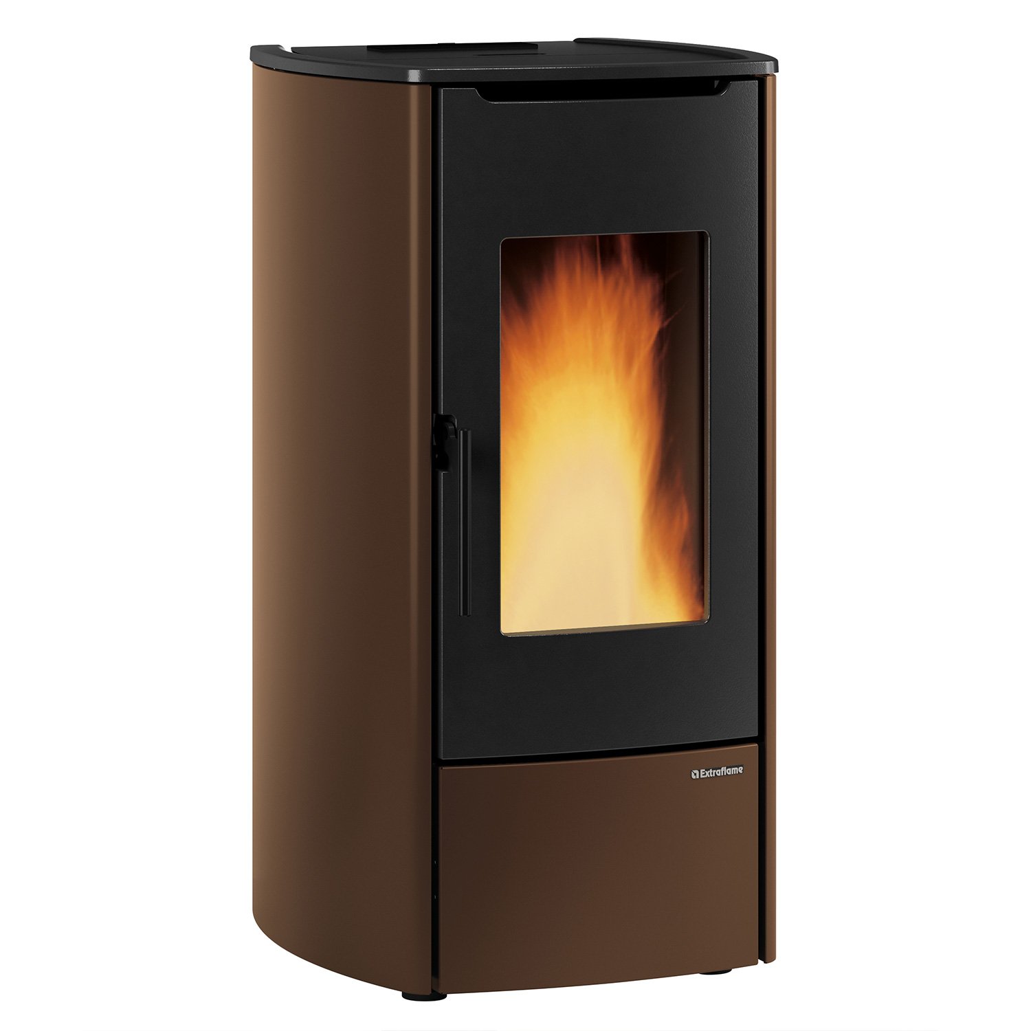 Extraflame Marina Idro 16 H11 wasserführender Pelletofen Stahl Bronze – Bild 2