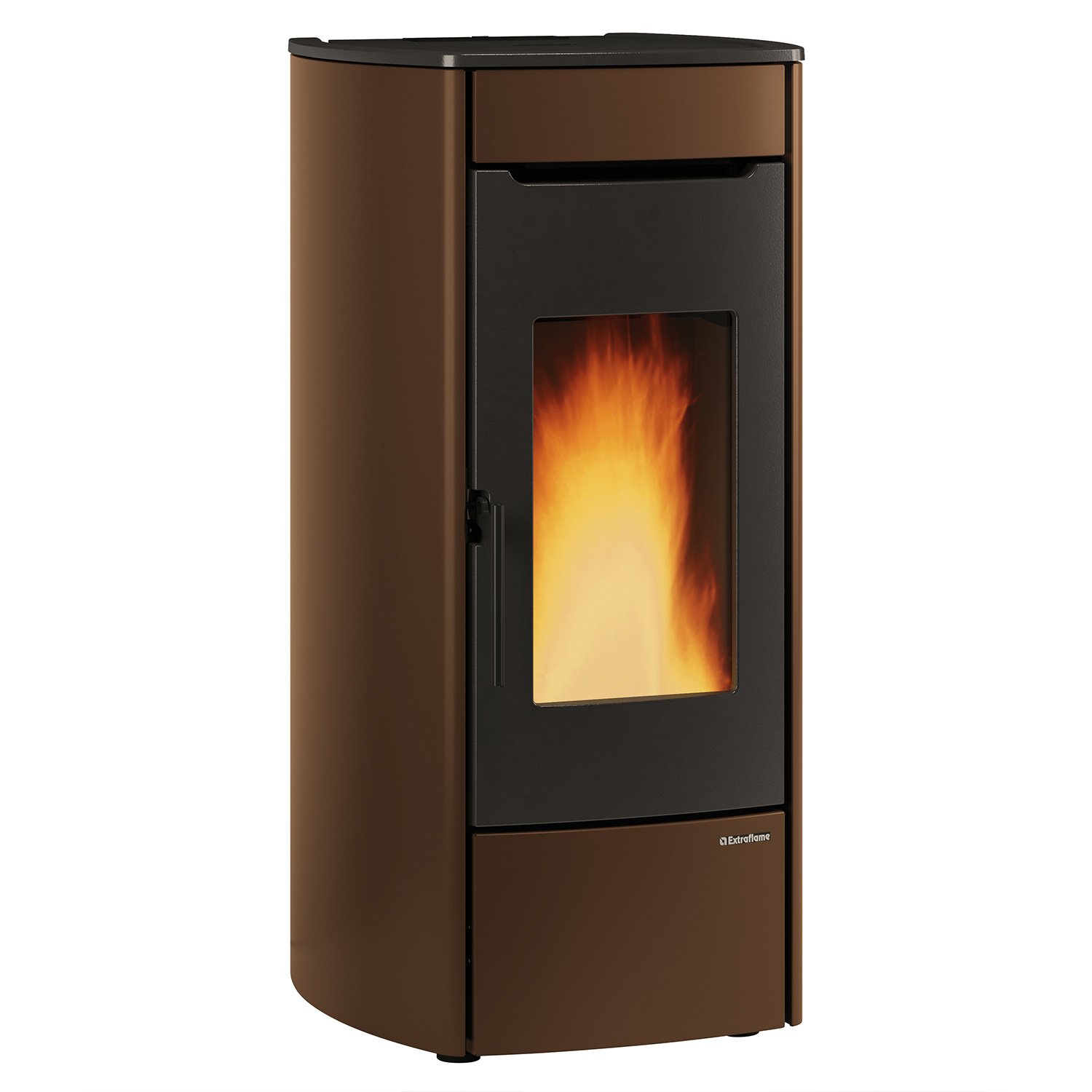 Extraflame Marina Idro 16 H13 wasserführender Pelletofen Stahl Bronze - TPSM 600 Hochleistungs-Pufferspeicher montiert silber -Heizungsausdehnungsgefäß 80 L – Bild 2
