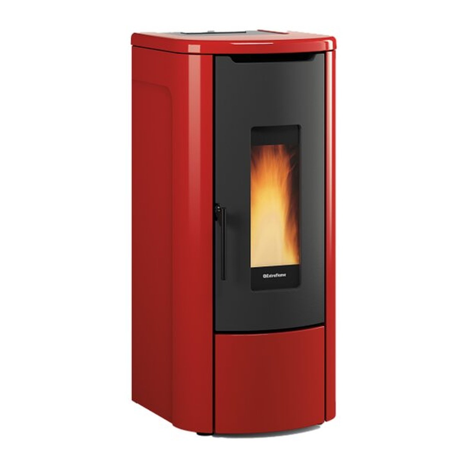 Extraflame ROSANNA IDRO 5.0 - Bordeauxrot wassergeführter Pelletofen EVOLUTION LINE – Bild 2