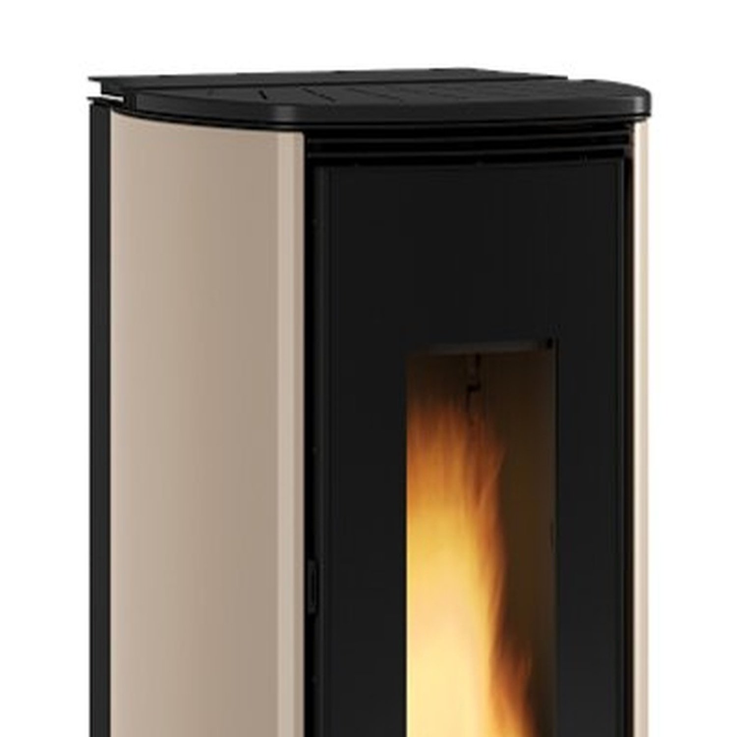 Extraflame KATIA 9 5.0 EVO - Taupe Matt Pelletofen EVOLUTION LINE – Bild 3