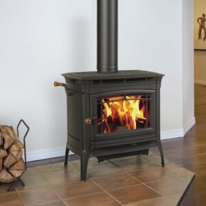 Hergom Manchester Kaminofen 12,5 kW Gusseisen Schwarz Version 2.0