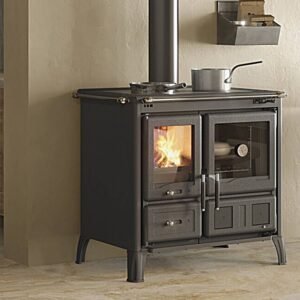 La Nordica GARDENIA.16 STEEL - Anthrazit Schwarz Küchenofen