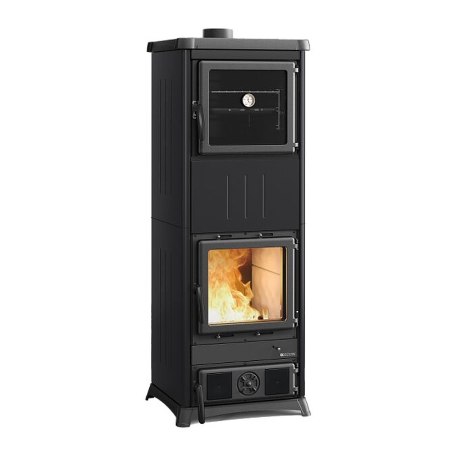 La Nordica NOVA FORNO.16 STEEL - Anthrazit Schwarz Kaminofen – Bild 2