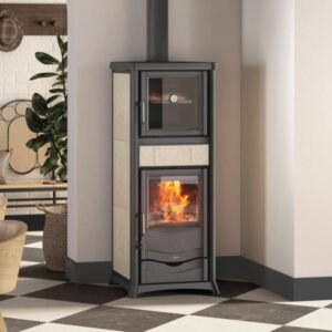 La Nordica ROSSELLA PLUS FORNO.165 Keramik - Panna Kaminofen