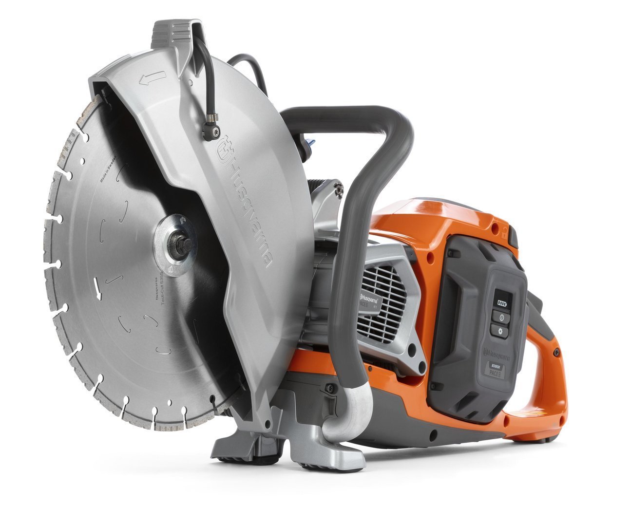HUSQVARNA K1 PACE Akku Trennschleifer Ø 350 mm SET MIT 2 AKKUS, LADEGERÄT, TRENNSCHEIBE & KISTE – Bild 2