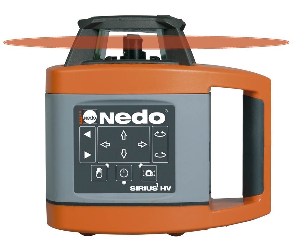 NEDO SIRIUS 1 HV (MAXX) im Set mit Kurbelstativ und Flexilatte – Rotationslaser horizontal vertikal – Bild 2