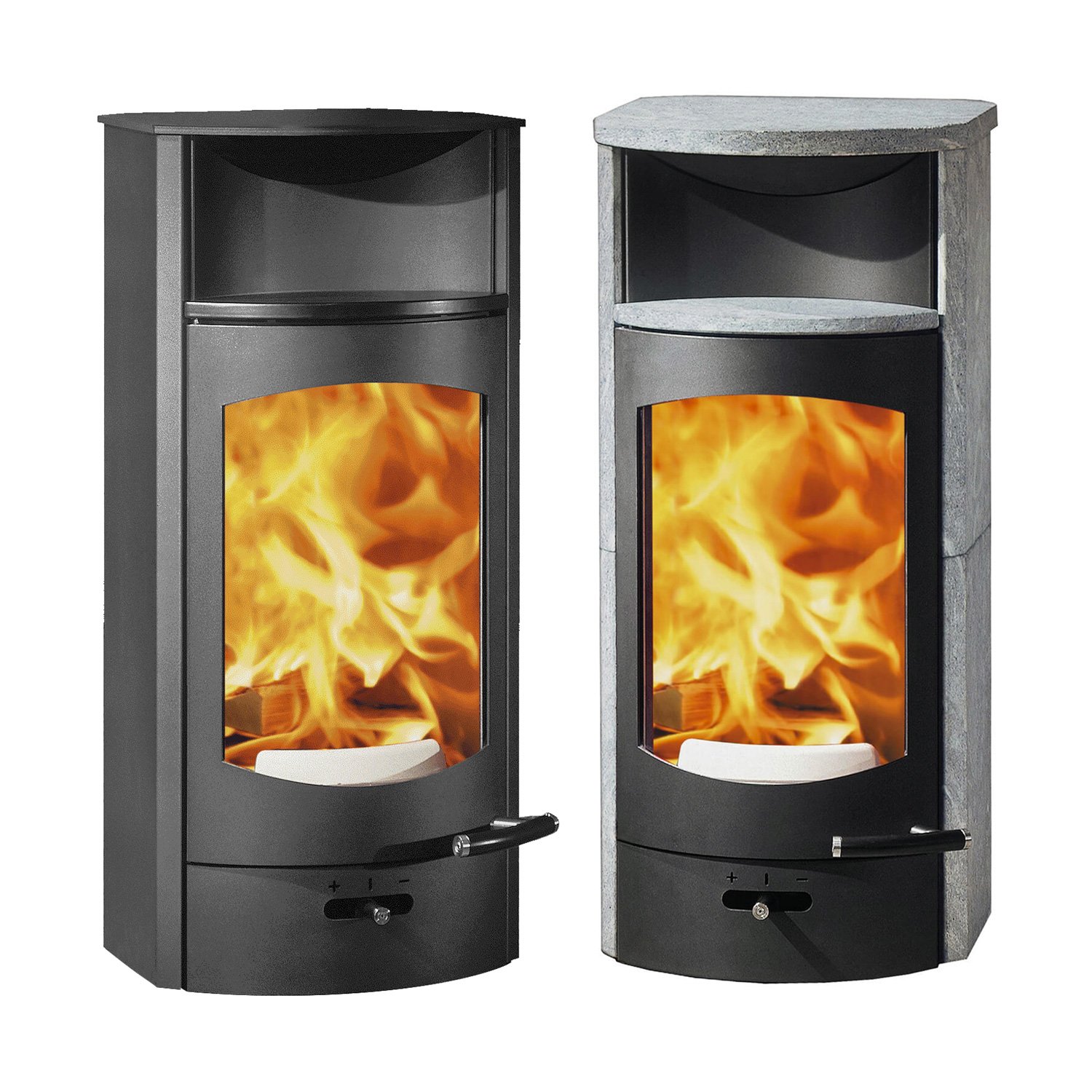Austroflamm Flok 2.0 Kaminofen Speckstein, RR hinten – Bild 3