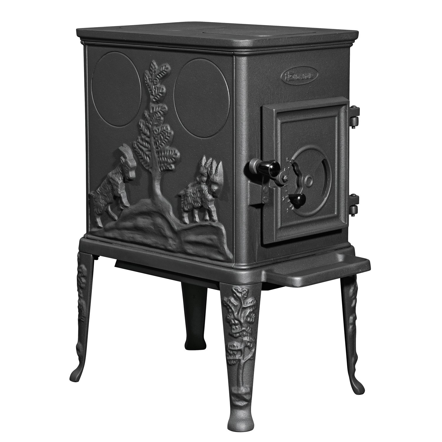 Dovre 100 CBS Kaminofen Gusseisen Schwarz – Bild 2