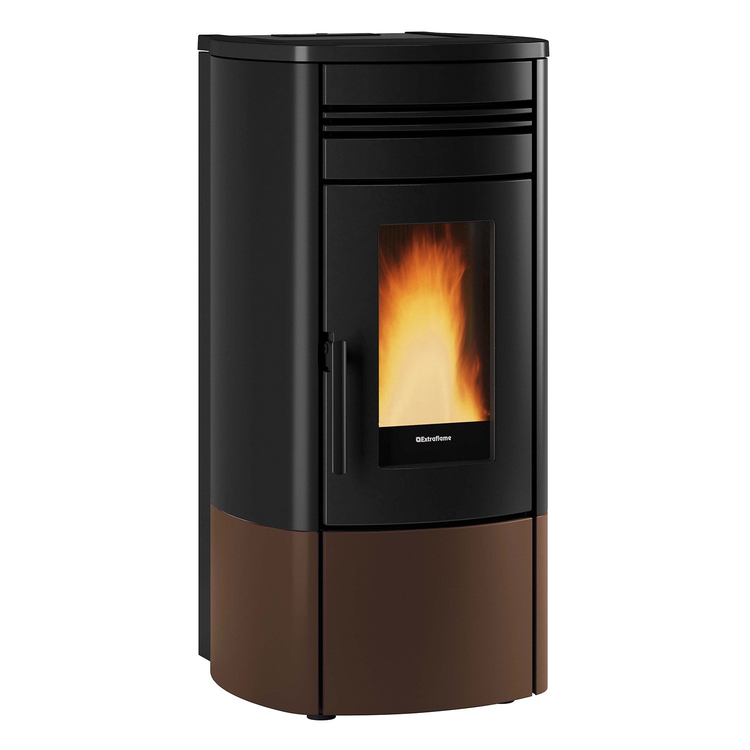 Extraflame Evolution Line Noris Pelletofen Stahl Bronze – Bild 2
