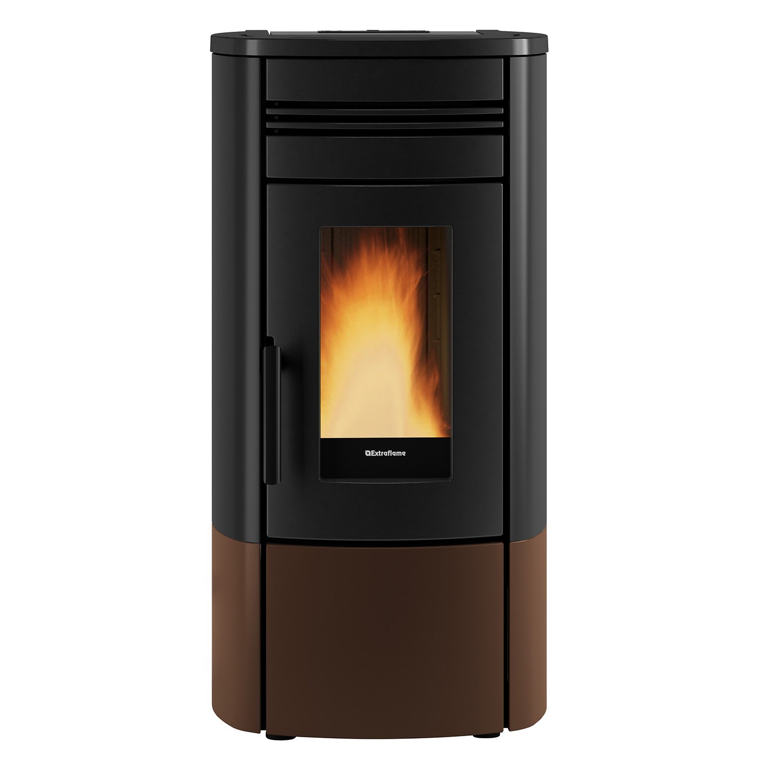 Extraflame Evolution Line Noris Pelletofen Stahl Bronze – Bild 3
