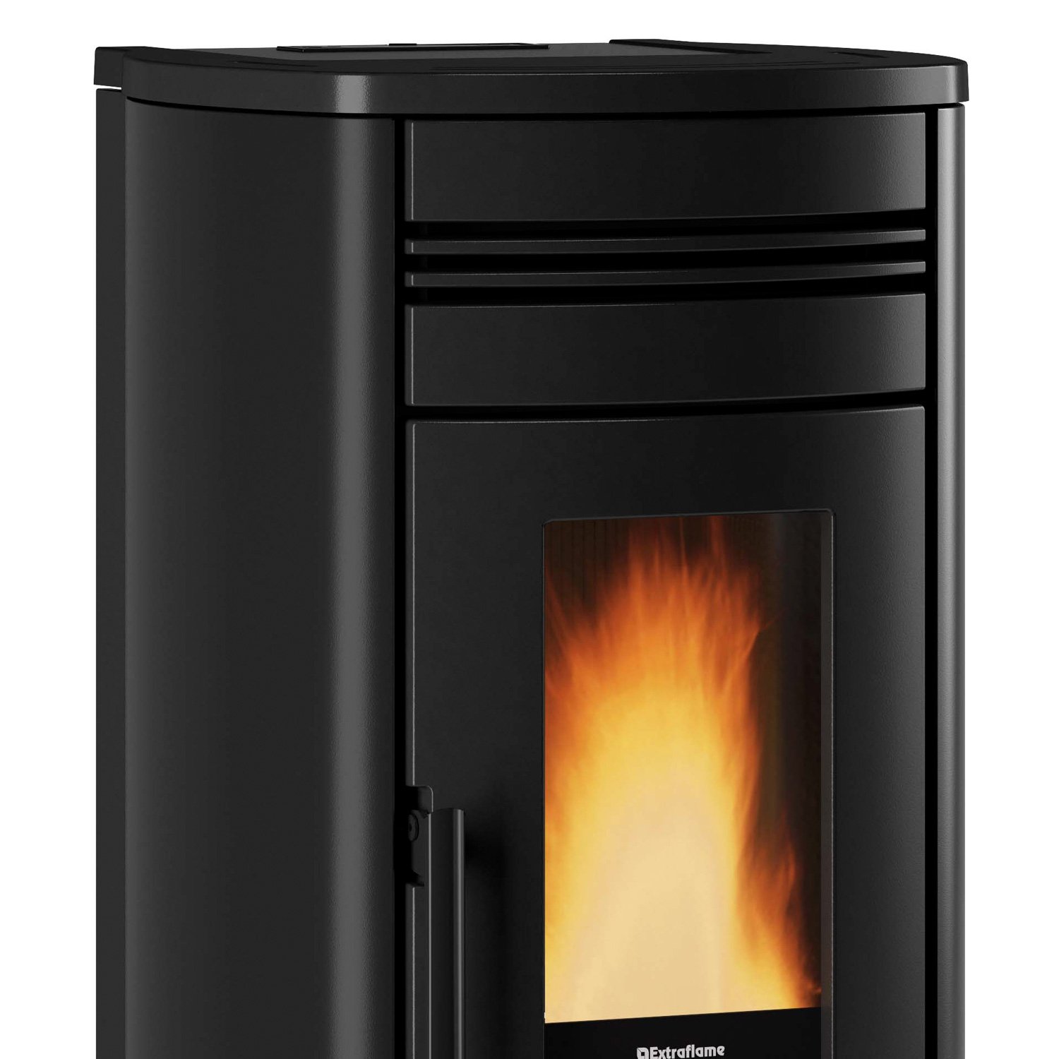 Extraflame Evolution Line Noris Pelletofen Stahl Bronze – Bild 4