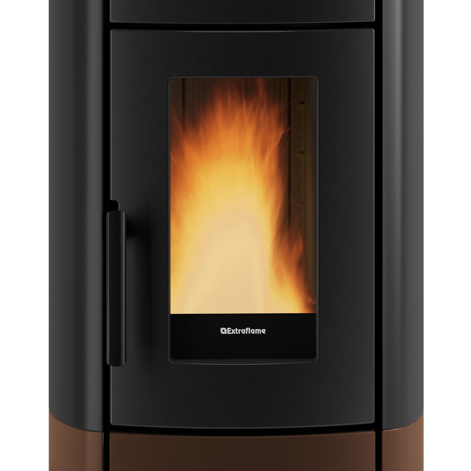 Extraflame Evolution Line Noris Pelletofen Stahl Bronze – Bild 5
