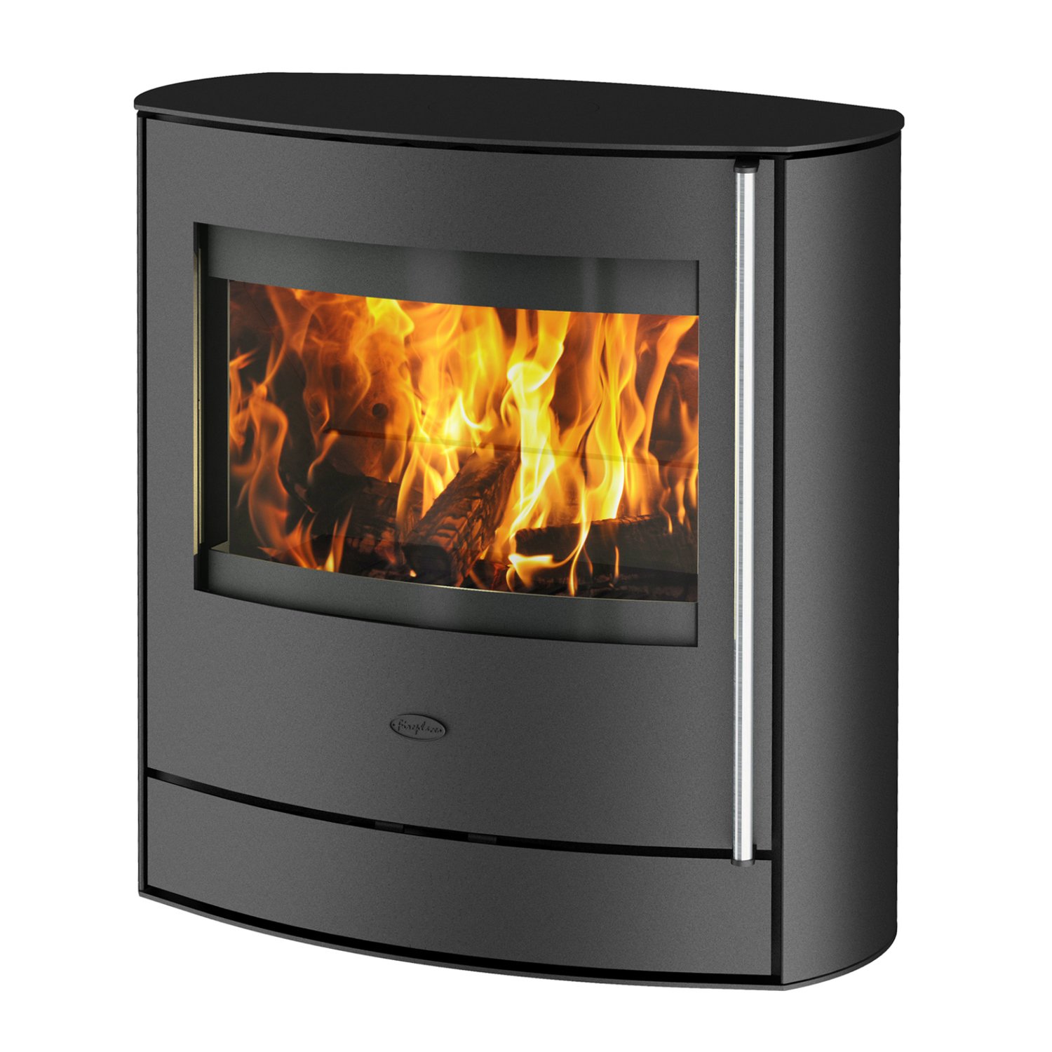 Fireplace Adamis Kaminofen Stahl Schwarz – Bild 2