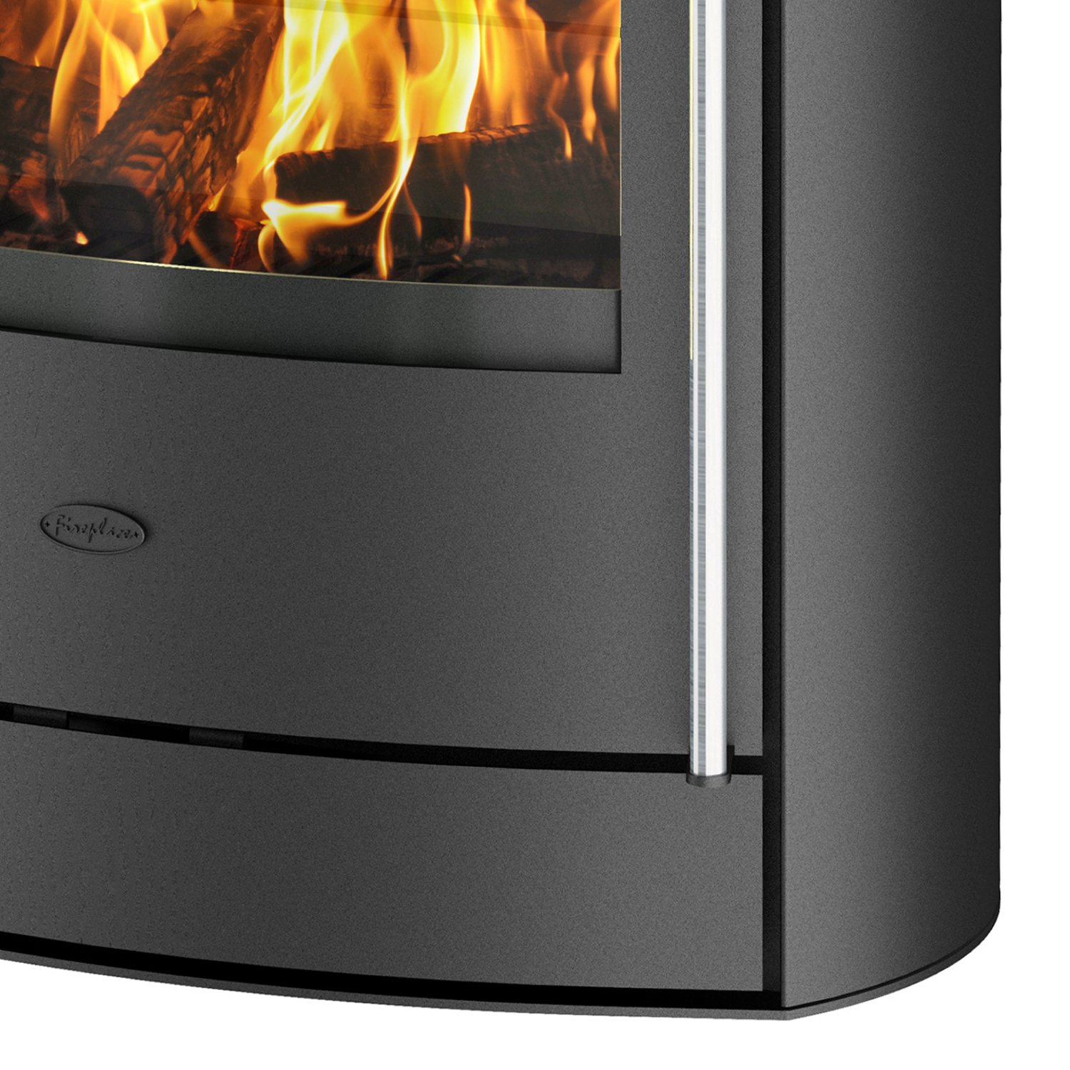 Fireplace Adamis Kaminofen Stahl Schwarz – Bild 5