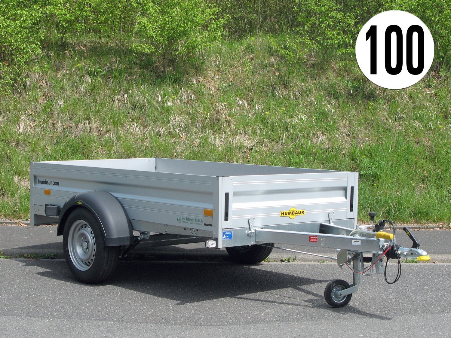 Humbaur HA152513 KV 100 km/h Klappbare Vorderwand