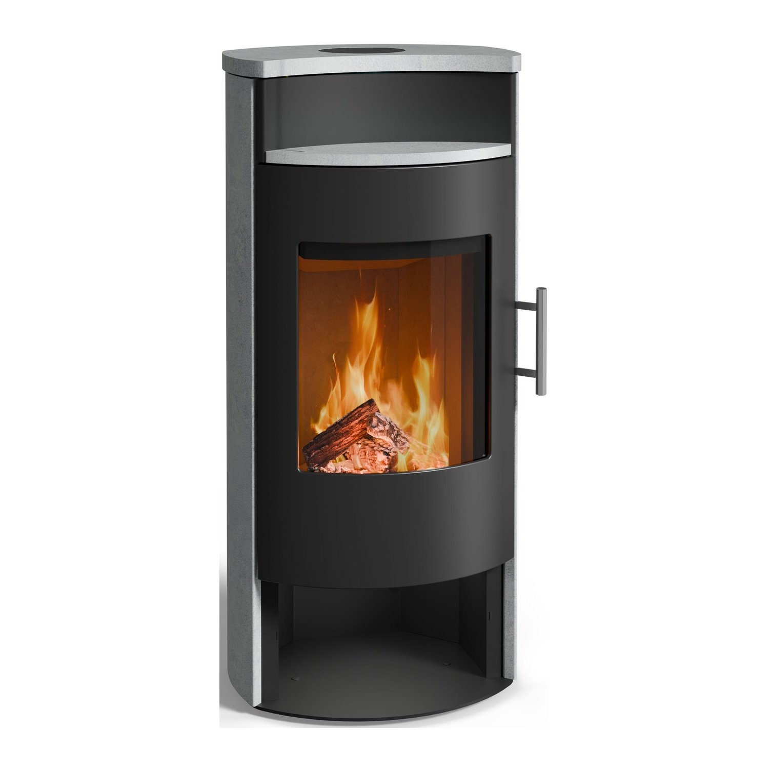 Königshütte ARIES 6 kW Naturstein Serpentin Kaminofen – Bild 2