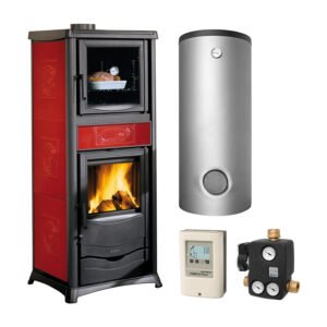 La Nordica Termorossella Plus Forno DSA 16 Liberty Bordeaux Set + Pufferspeicher TPSM 825