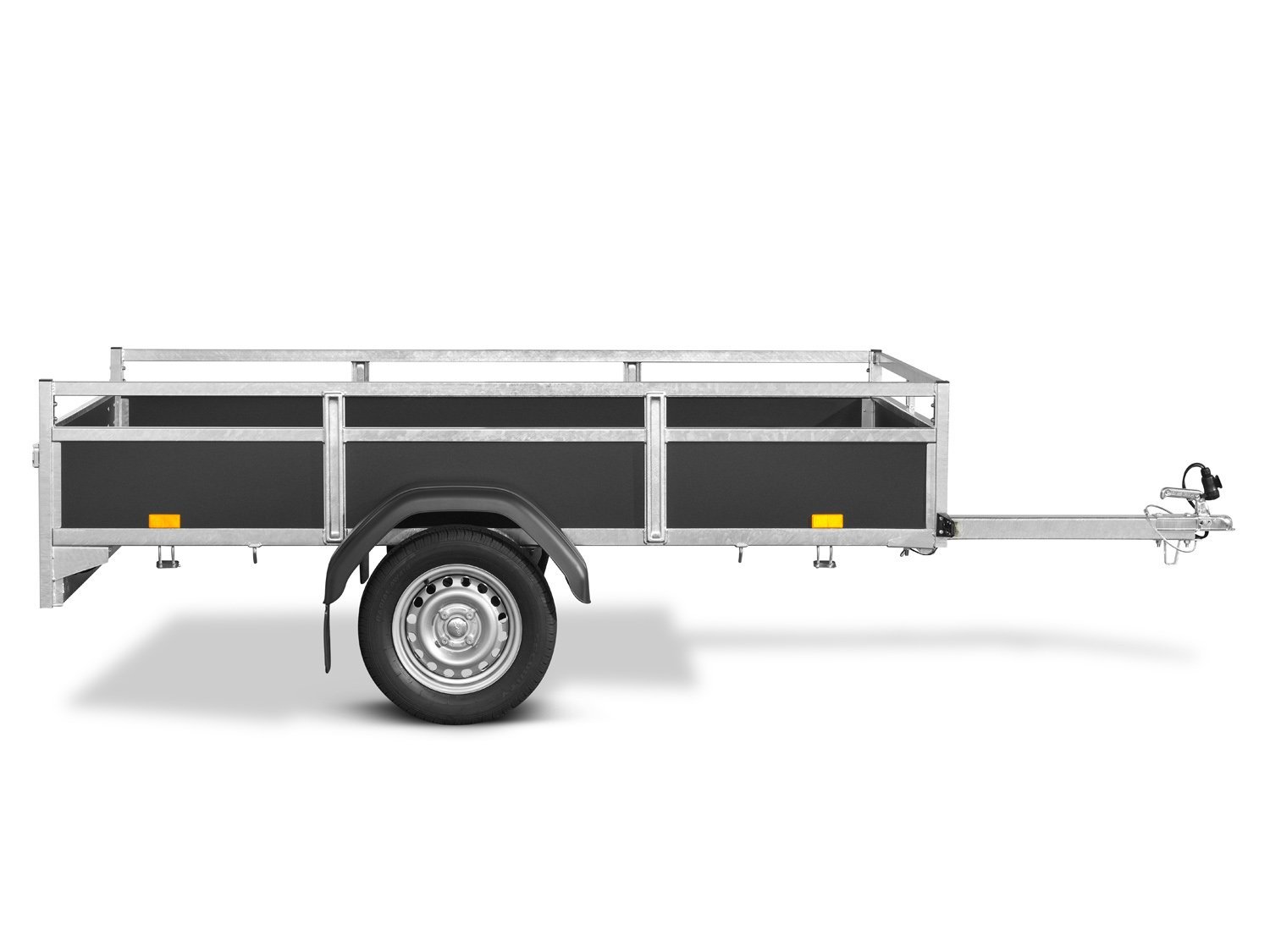 Saris CW 255 133 750 1 Kastenanhänger mit feuerverzinkter Stahlreling – Bild 2